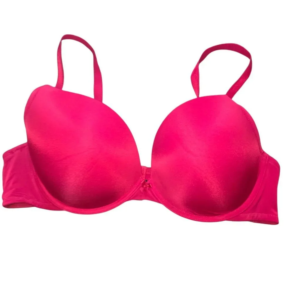 Torrid Smooth Push-Up Plunge Underwire Bra - Red, Size 42D